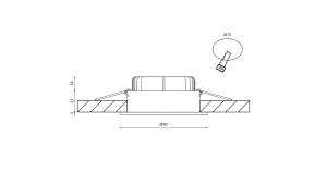 Встраиваемый светильник FA FA-NIA-179612EA-WH-WW