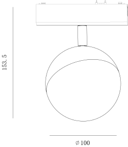 Трековый светильник SLIM SL-SLIM-SFBL-10-CCT