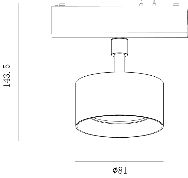 Трековый светильник SLIM SL-SLIM-FTSWH-10-CCT