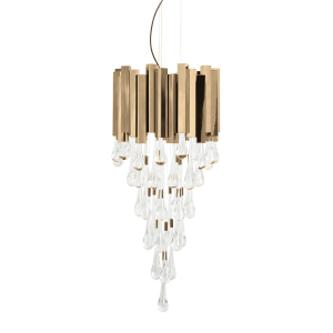Подвесная люстра Trump KM0988P-8 gold
