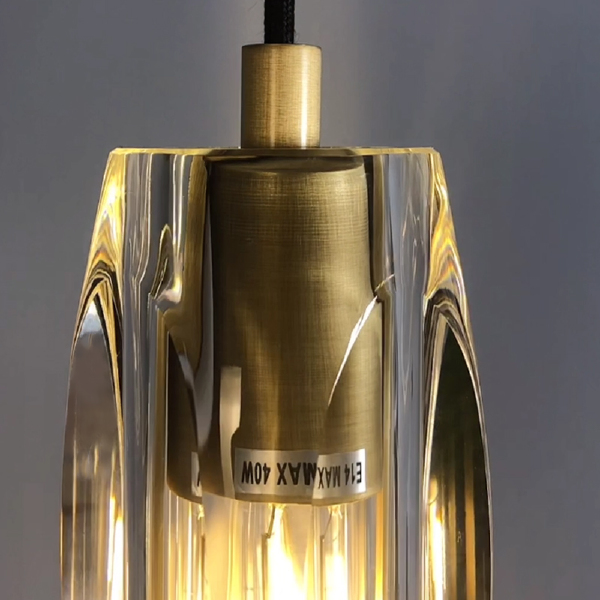 Светильник подвесной MT8851 MT8851-1H bronze/clear