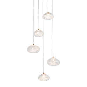 Светильник подвесной P98065 P98065-5 antique brass