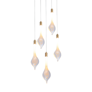 Светильник подвесной P98066 P98066-5 antique brass