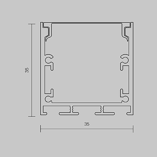 Профиль Накладной-подвесной профиль 633002