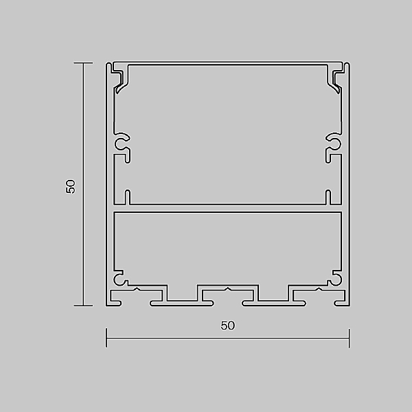 Профиль Накладной-подвесной профиль 633008