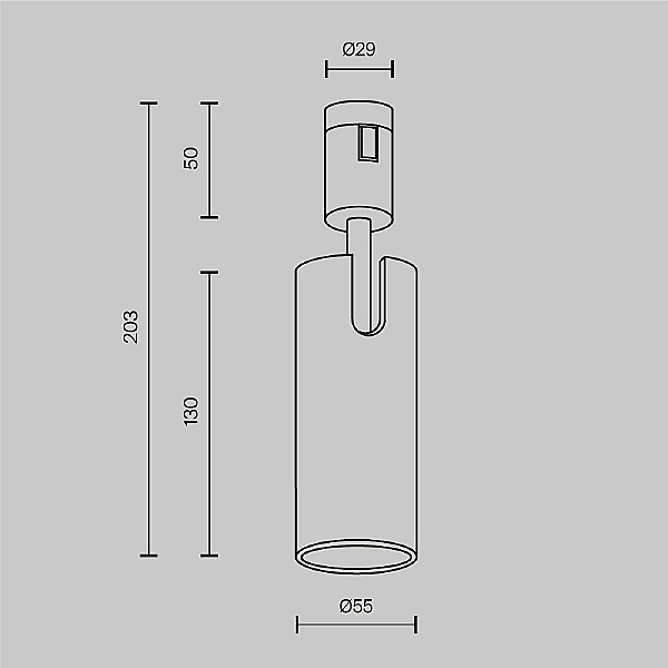 Трековый светильник Focus Led TR144-1-12W3K-W-PT
