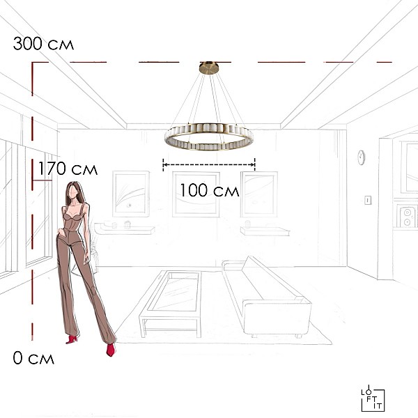 Подвесная люстра Manhattan 10415/1000