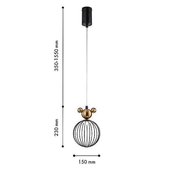 Светильник подвесной Mouse 4748-1P