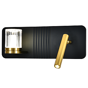 Настенный светильник Rilievo V000202L 14032/2W Black