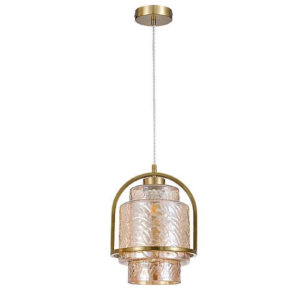 Светильник подвесной Aura V000596 11069/1P Amber