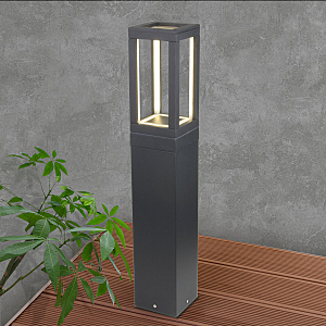 Уличный наземный светильник Frame 1529 TECHNO LED серый