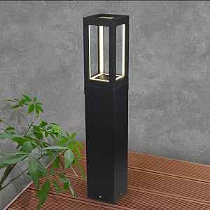 Уличный наземный светильник Frame 1529 TECHNO LED чёрный