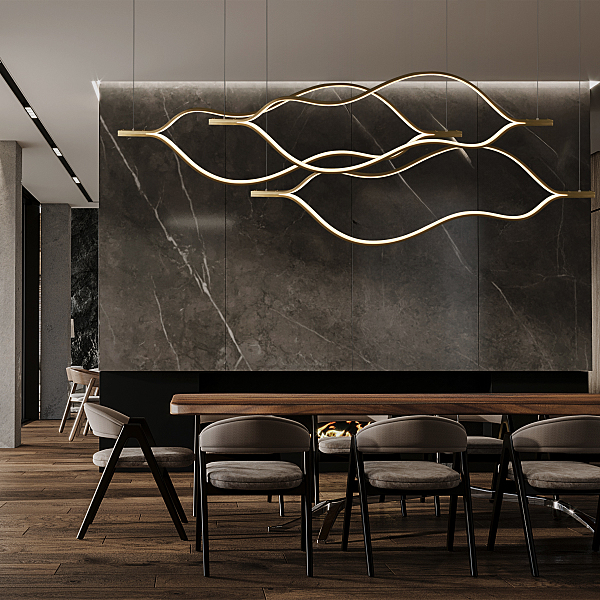 Подвесная люстра Tape Light 10403/1400 SN