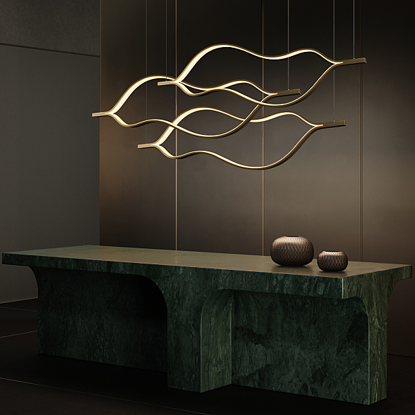 Подвесная люстра Tape Light 10403/1600 SN