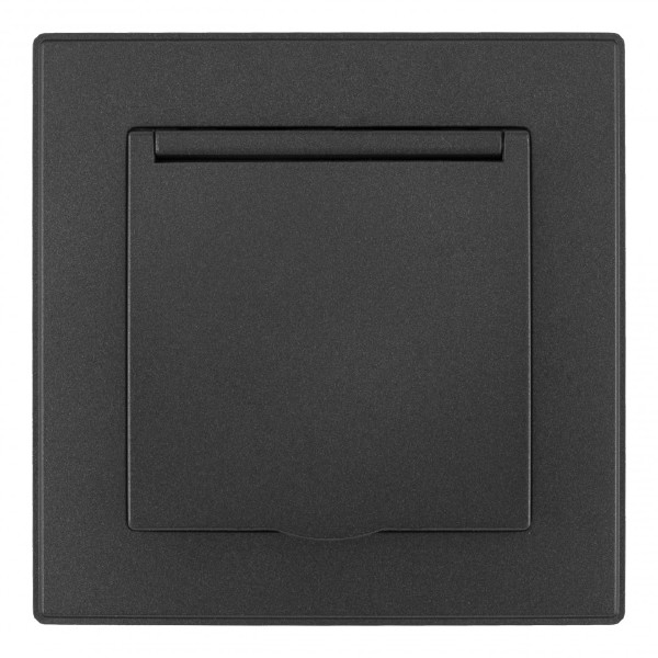 Розетка Set06-1 SET06-1-41-1 black