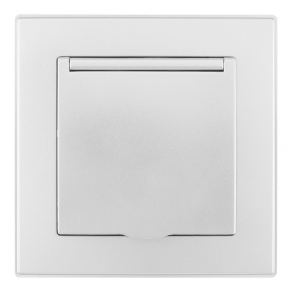 Розетка Set06-1 SET06-1-41-1 silver