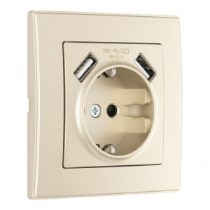 Розетка Set06-1 SET06-1-47-1 shampan