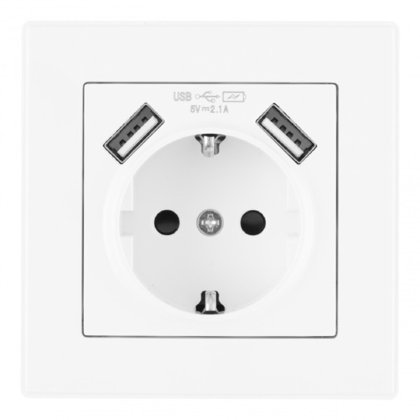 Розетка Set06-1 SET06-1-47-1 white