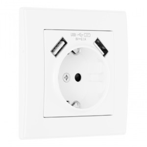 Розетка Set06-1 SET06-1-47-1 white