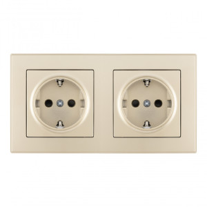 Розетка Set06-2 SET06-2-40-1x2 shampan