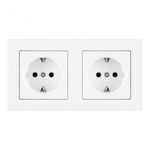 Розетка Set06-2 SET06-2-40-1x2 white