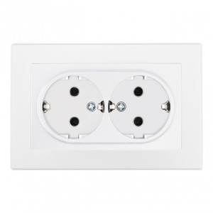 Розетка Set06-2 SET06-double-40-2 white