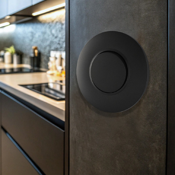 Выключатель Set08-1 SET08-1-30-1 black