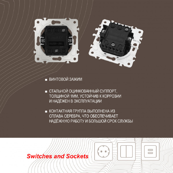 Выключатель Set08-1 SET08-1-30-1 shampan