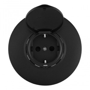 Розетка Set08-1 SET08-1-41-1 black