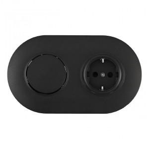 Выключатель Set08-2 SET08-2-40-1-30-1 black