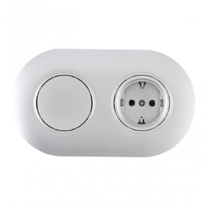 Выключатель Set08-2 SET08-2-40-1-30-1 silver