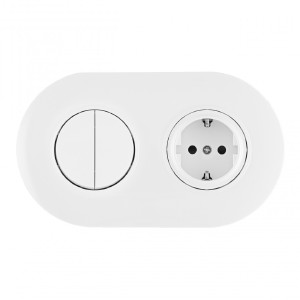 Выключатель Set08-2 SET08-2-40-1-30-2 white