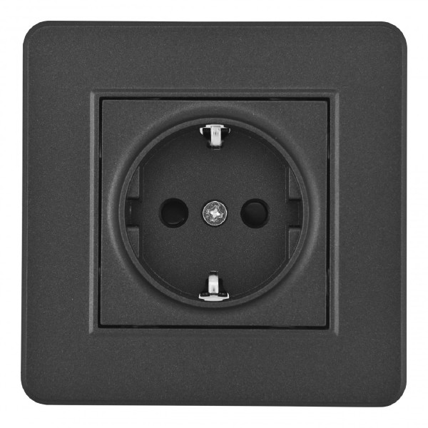 Розетка Set16-1 SET16-1-40-1 black