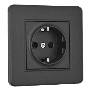 Розетка Set16-1 SET16-1-40-1 black