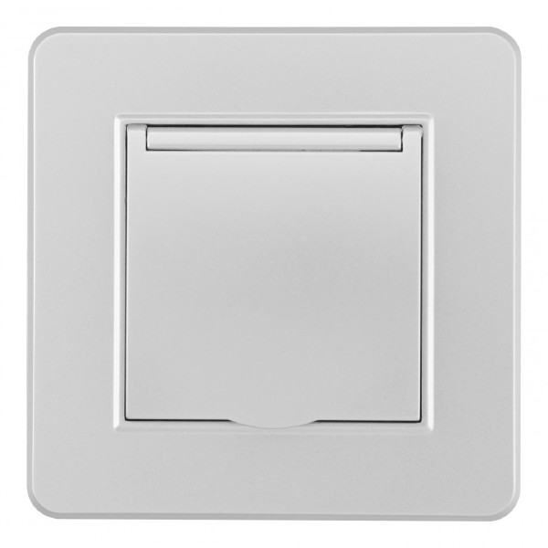 Розетка Set16-1 SET16-1-41-1 silver