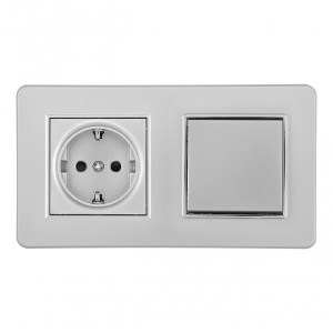 Выключатель Set16-2 SET16-2-40-1-30-1 silver