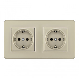 Розетка Set16-2 SET16-2-40-1x2 shampan