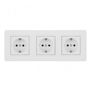Розетка Set16-3 SET16-3-40-1x3 white