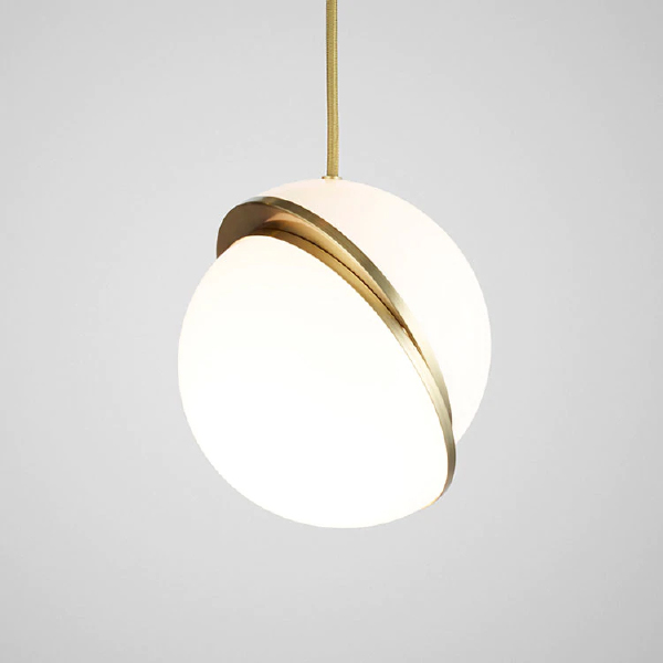 Светильник подвесной Crescent 9182P/3S brass