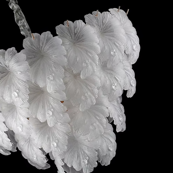 Подвесная люстра Crystal leaf 6302P/D800 gold/white