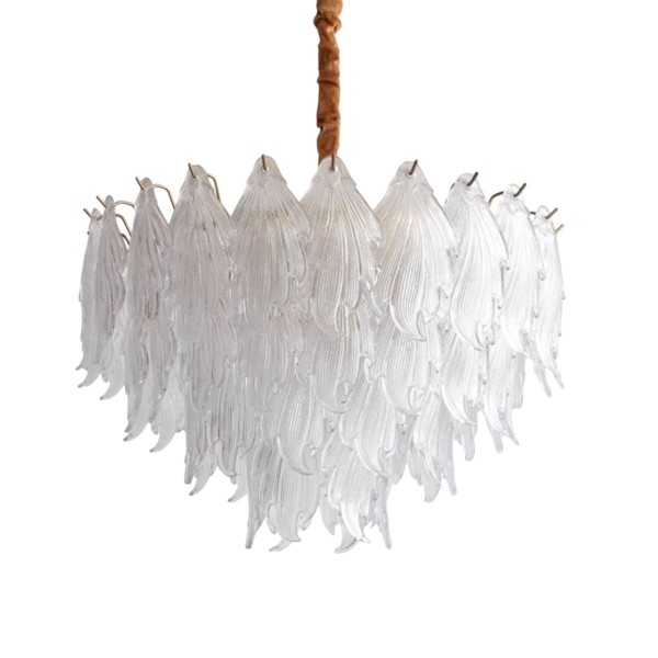 Подвесная люстра Crystal leaf 6489P/D800 gold/clear