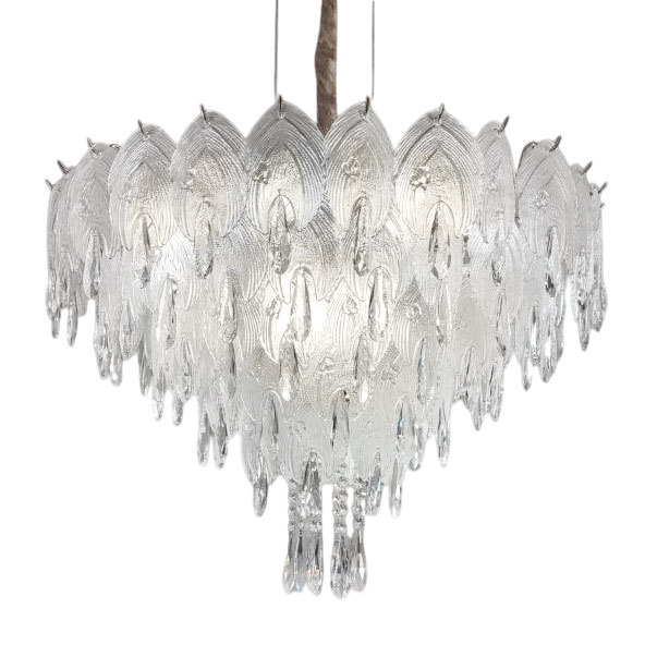 Подвесная люстра Crystal leaf 6489P/D800 gold/clear