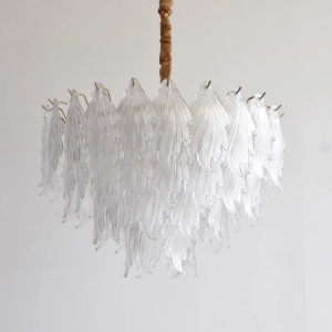 Подвесная люстра Crystal leaf 6489P/D800 gold/clear