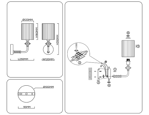 Настенное бра Classic LH71506