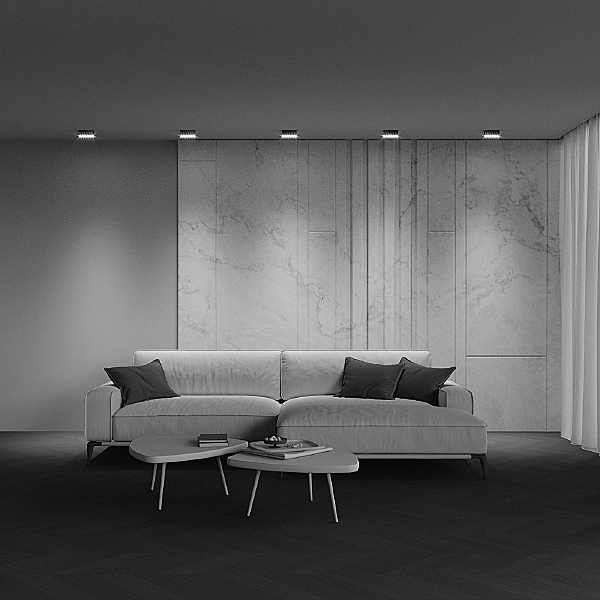 Светильник потолочный Points C066CL-12W3-6K-B