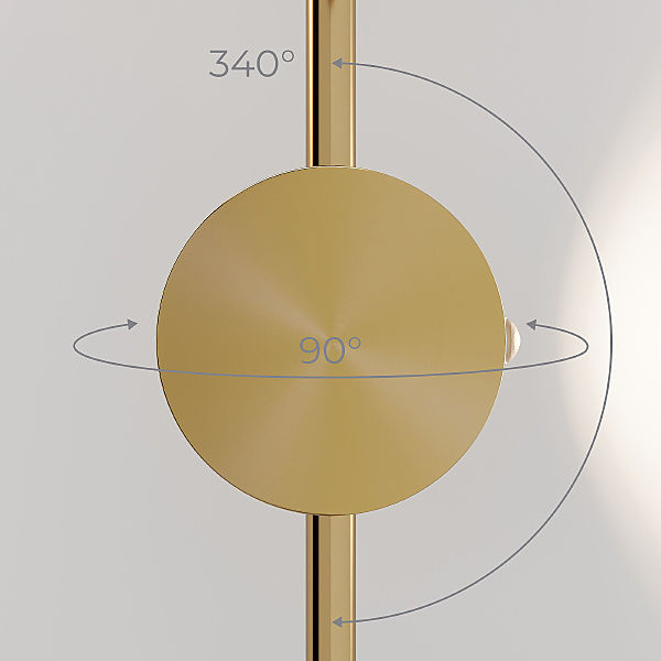 Настенный светильник Illume Illume латунь (40154/LED) 4000K