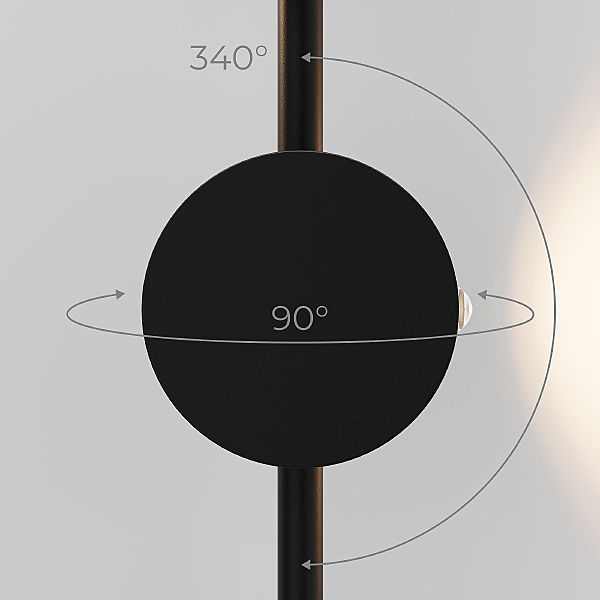 Настенный светильник Illume Illume черный (40154/LED) 3000K