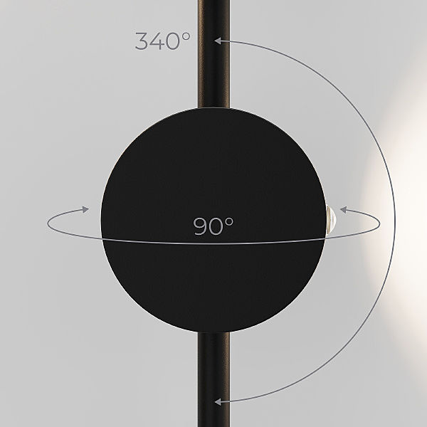 Настенный светильник Illume Illume черный (40154/LED) 4000K