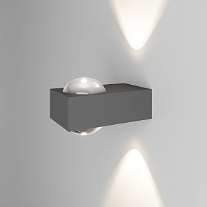 Уличный настенный светильник Lenses Lenses (35191/W) серый