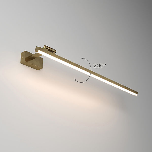 Подсветка зеркал и полок Acento Acento латунь (40155/LED) 3000K